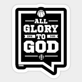 ALL GLORY TO GOD TEE Sticker